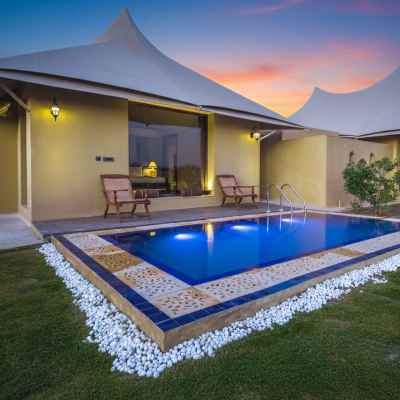 The Thar Tents with Private Plunge Pool